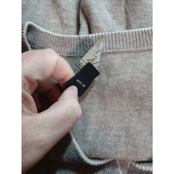 Jos A Bank Sweater Men's Extra Large Tan Argyle Wool Blend Crew Neck - Picture 7 of 7